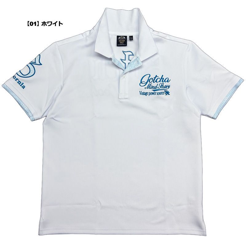 カラー・サイズ選択可】 GOTCHA GOLF ガッチャゴルフ 2025 半袖