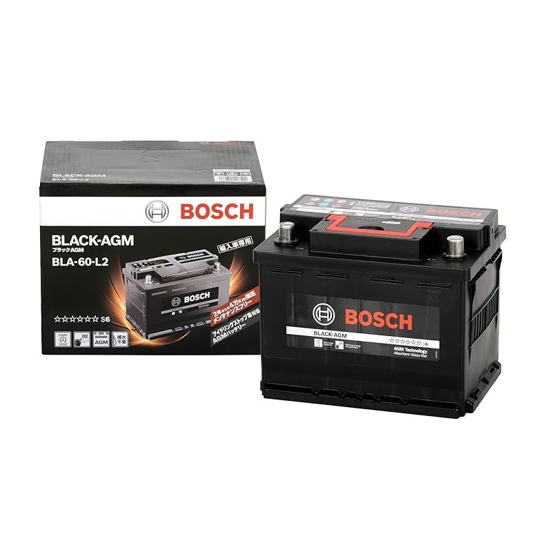 BOSCH (ボッシュ) 国産車・輸入車バッテリー BLACK-AGM BLA-60-L2 LN2 0