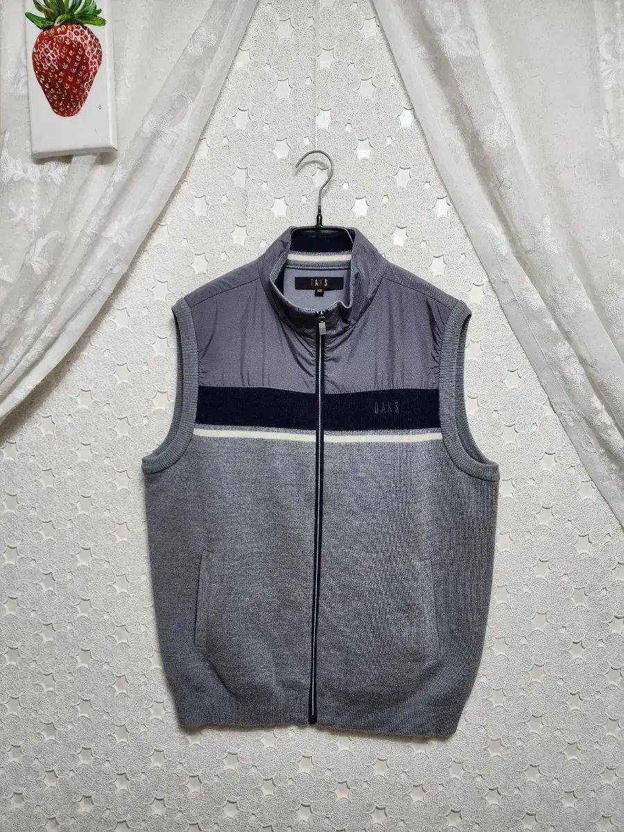ダックス メンズベスト サイズM DAKS(ダックス) ベストジップアップ