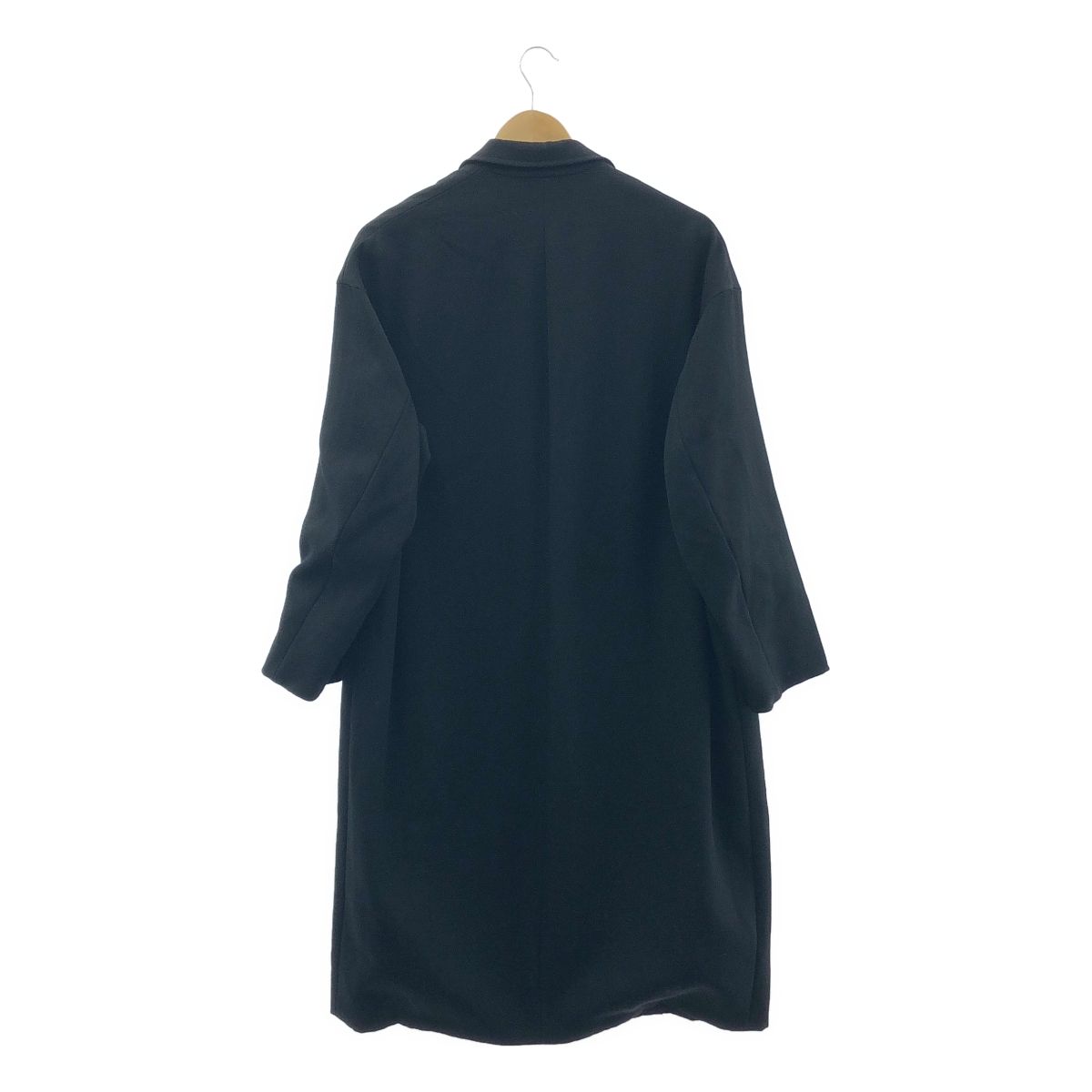 Deuxieme Classe | ドゥーズィエムクラス | ボタニーツイル オーバーコート 羽織 | 総裏地 | F | ブラック | レディース WWW_MORNINGWALKER_COM