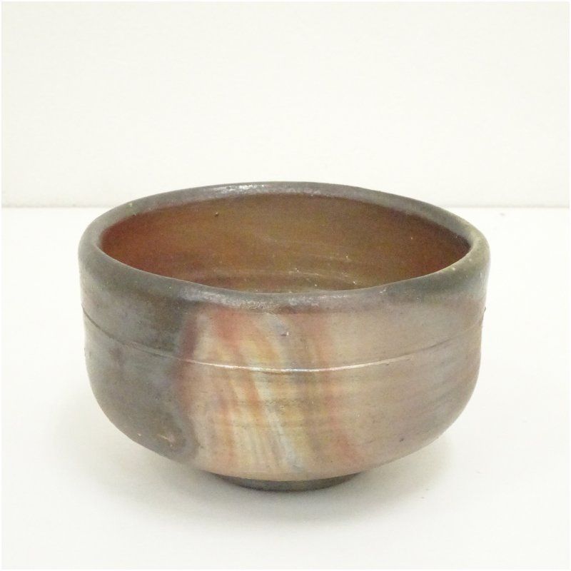 茶道具　茶碗　備前焼 P733 茶碗 『備前焼』『松園窯造』 抹茶碗 共箱 茶道具