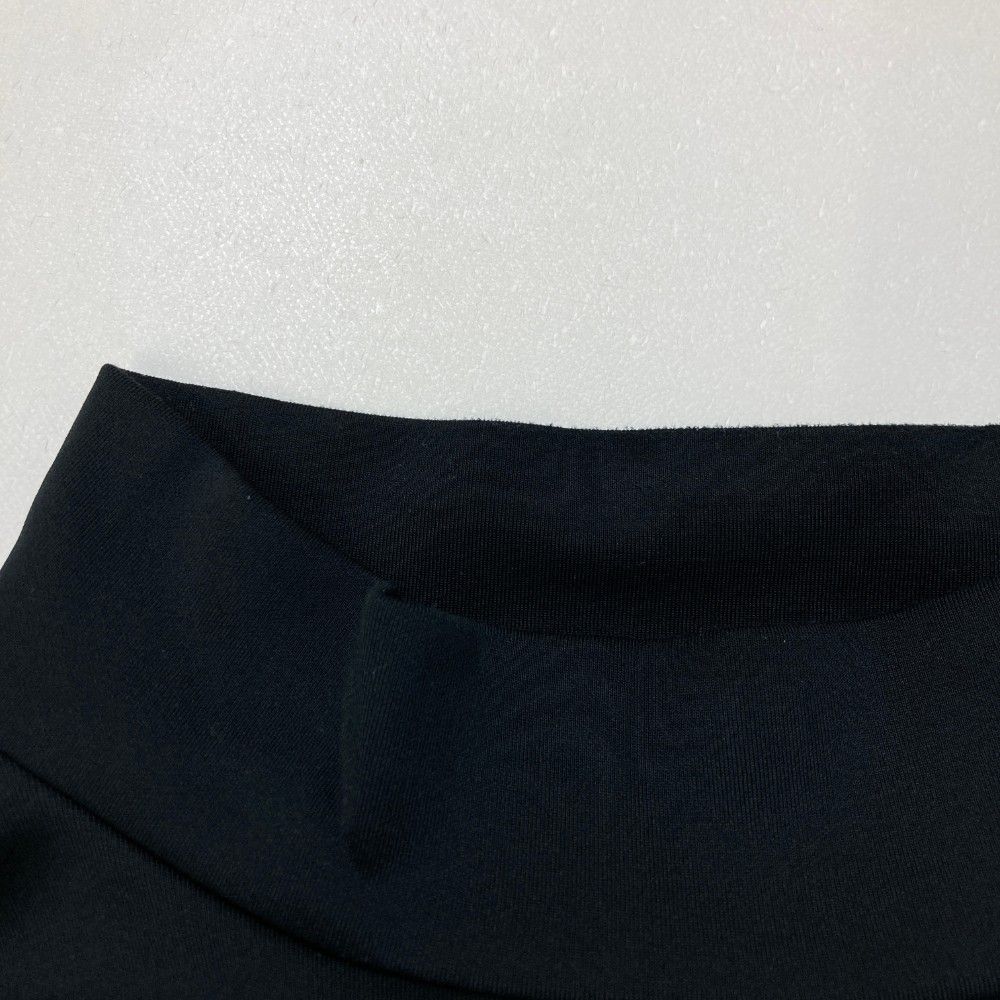 サイズ：L V12 ヴィトゥエルヴ 2024年モデル モックネック長袖Tシャツ 起毛  ブラック系 [240101481238] ゴルフウェア メンズ ストスト サイズ：L V12 ヴィトゥエルヴ モックネック 長袖Tシャツ ブラック系