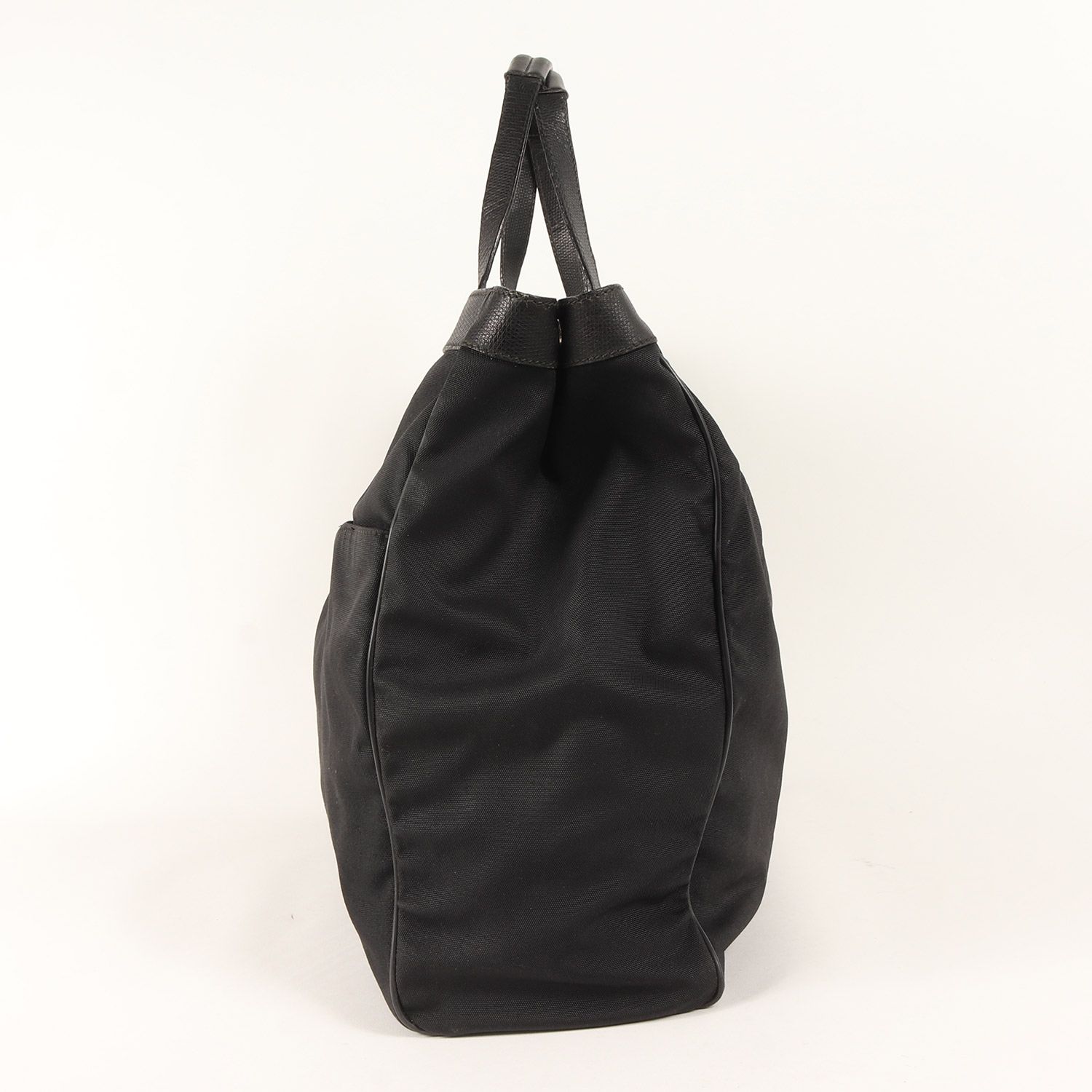 GUCCI グッチ ナイロン レザー コンビ ボストン トートバッグ 153213