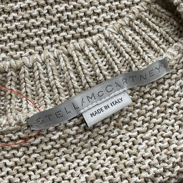 【美品】ステラマッカートニー 肩カットアウト フリンジニット イタリア製 38 ◇ ステラマッカートニー STELLA McCARTNEY ショルダーカットアウト