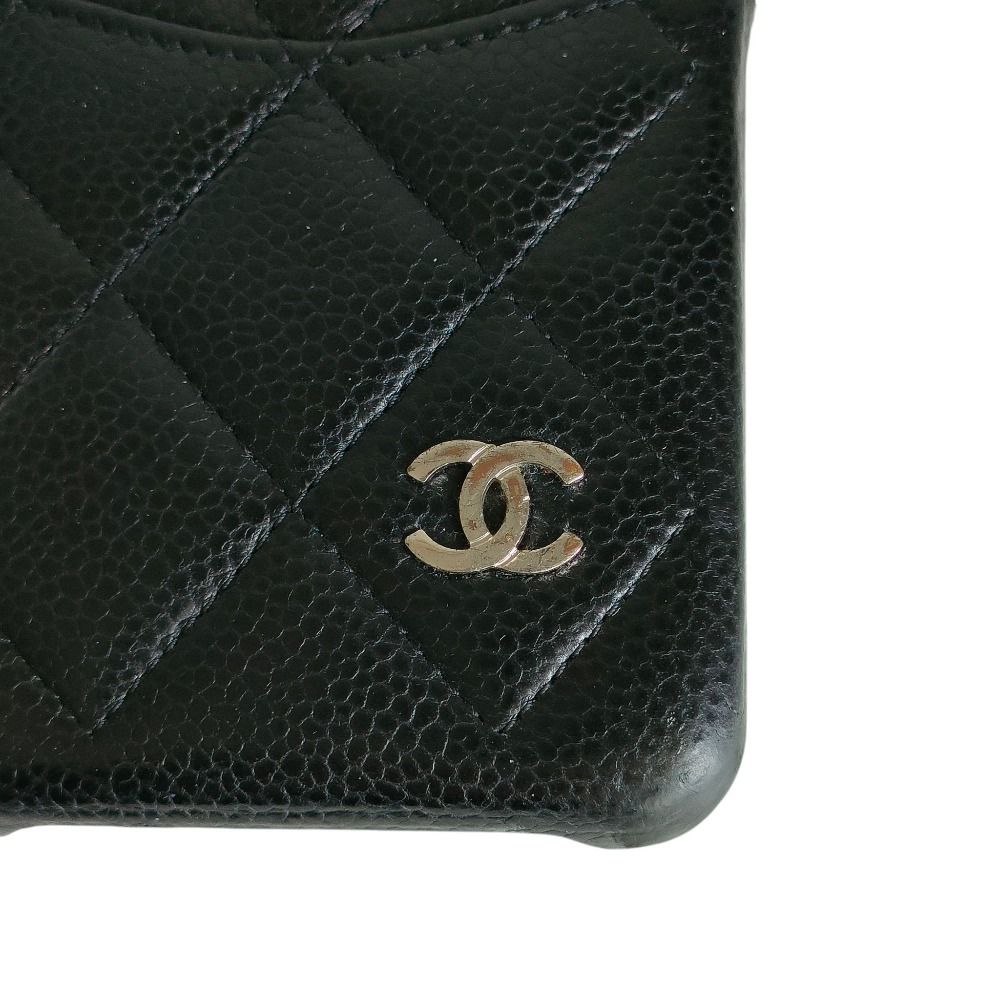 □美品□ CHANEL シャネル ココマーク マトラッセ レザー iPhone