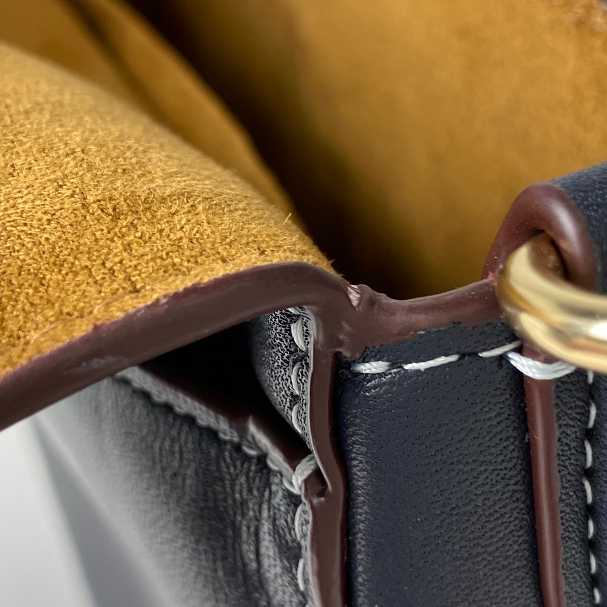 COACH ネイビー ロゴ シグネチャー ワンハンドル キャンバス レザー 紺 コーチ COACH シグネチャー ショルダーバッグ 斜め掛け