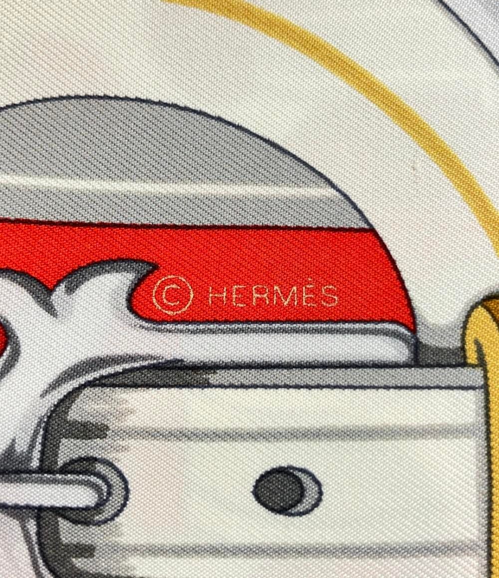 美品 エルメス ■ シルク100% スカーフ BRIDES de GALA 式典用馬勒 マルチカラー カレ 箱付き HERMES(66813B エルメス シルク カレ90 スカーフ BRIDES de GALA 黒 c11 エルメス