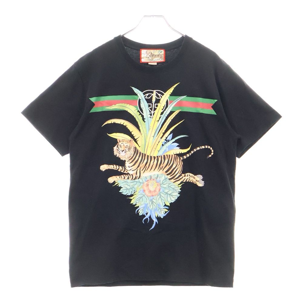 GUCCI (グッチ) 22SS TIGER COTTON S/S TSHIRT 548334 XJD3W フロント  