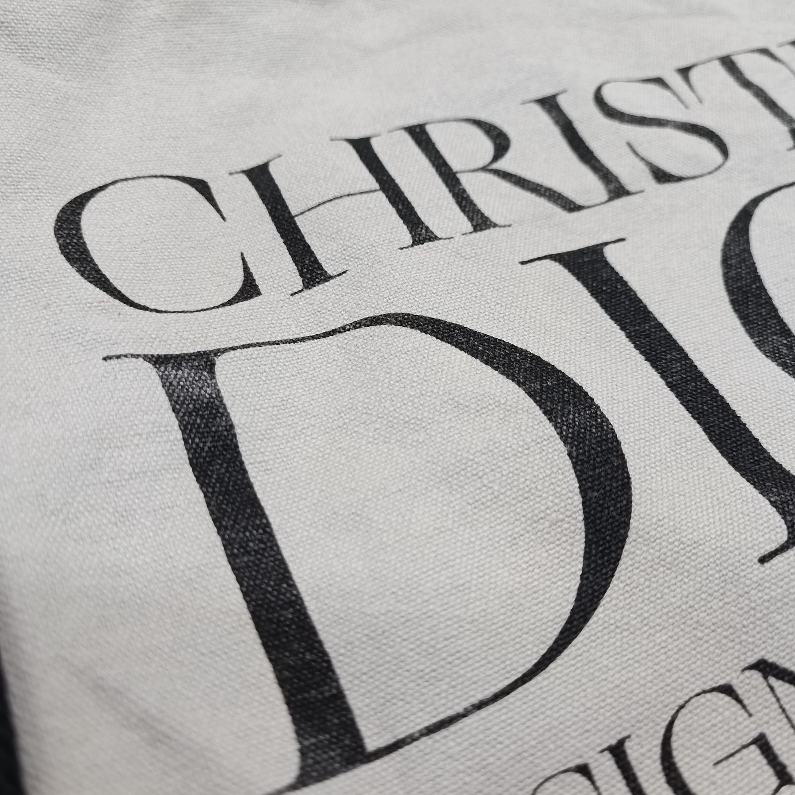 Dior エコバッグ グレー キャンバスディオールです❤ Christian Dior - クリスチャンディオール エコバッグ V&A