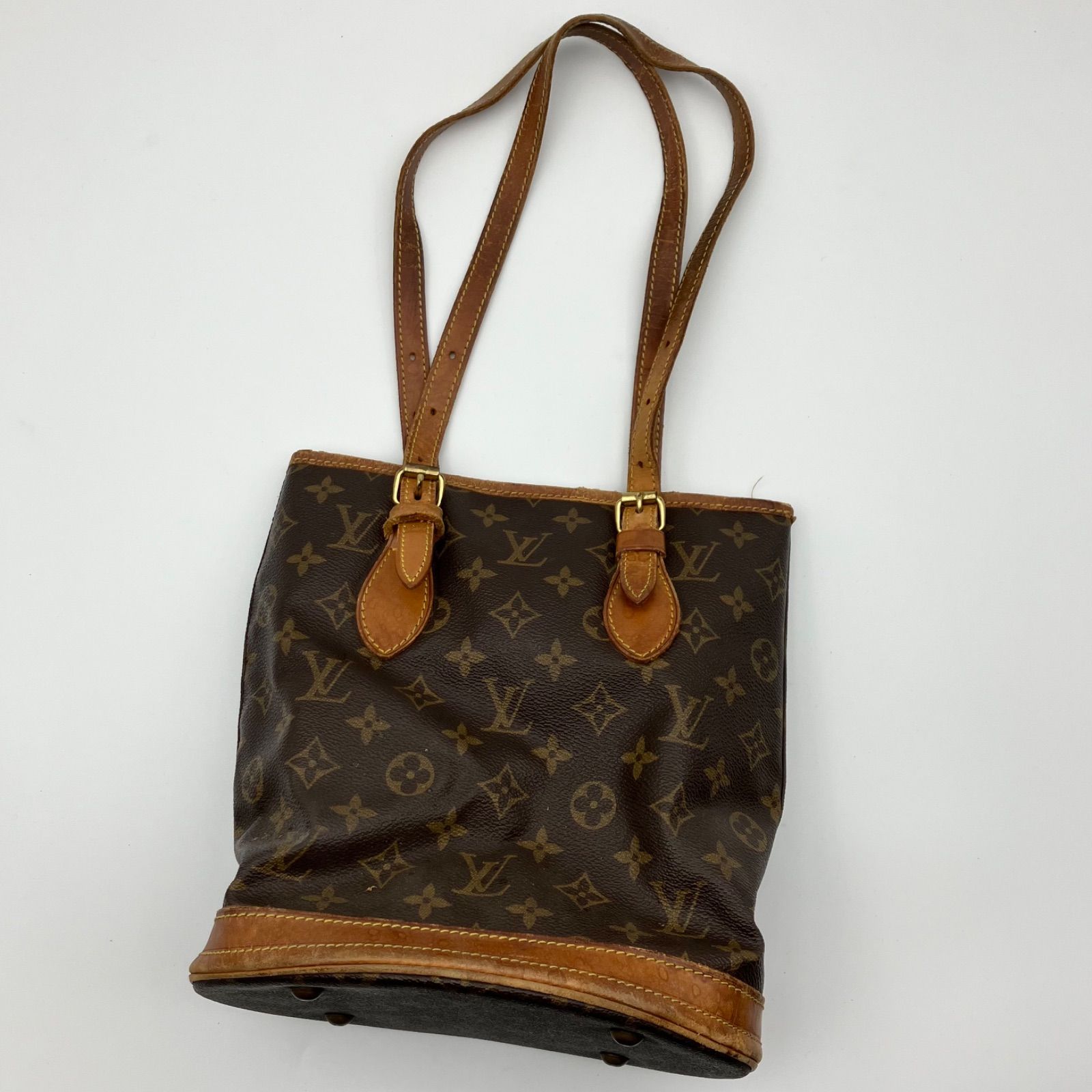 LOUIS VUITTON ルイヴィトン プチ バケット PM モノグラム キャンバス ...