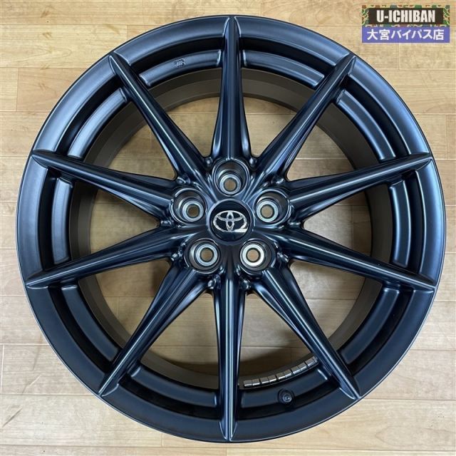 gr86 トヨタ 18インチ ブラックホイール 未使用 トヨタ GR86 RZ 純正 マットブラック 7.5J 18インチ +48 5H 100