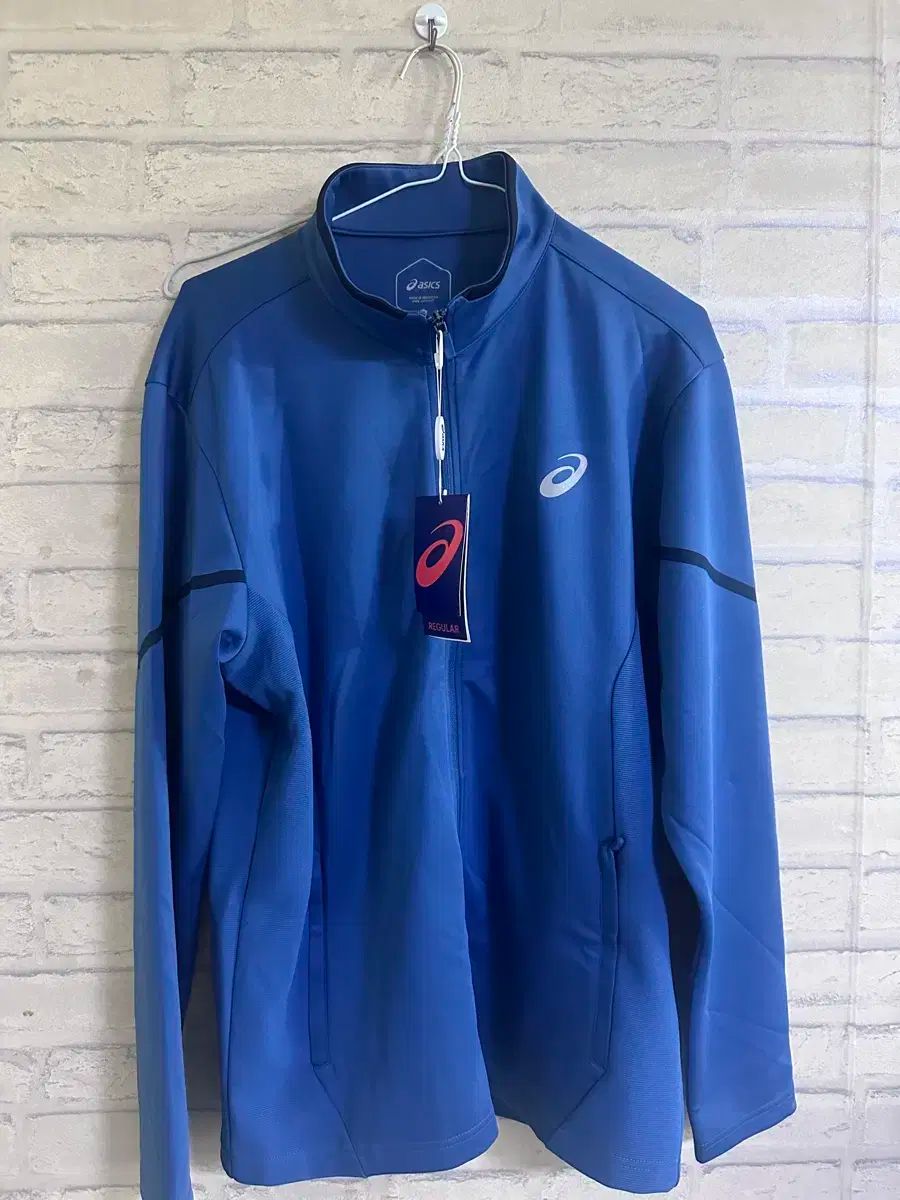 asics アシックス トレーナー ジップアップセット ブルー