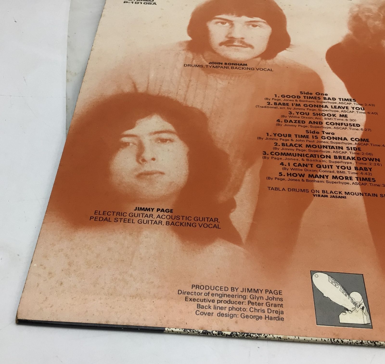 LED ZEPPELIN P-10105A LPレコード LED ZEPPELIN / LED ZEPPELIN 1 (帯、ポスター付) P-10105A – TICRO MARKET