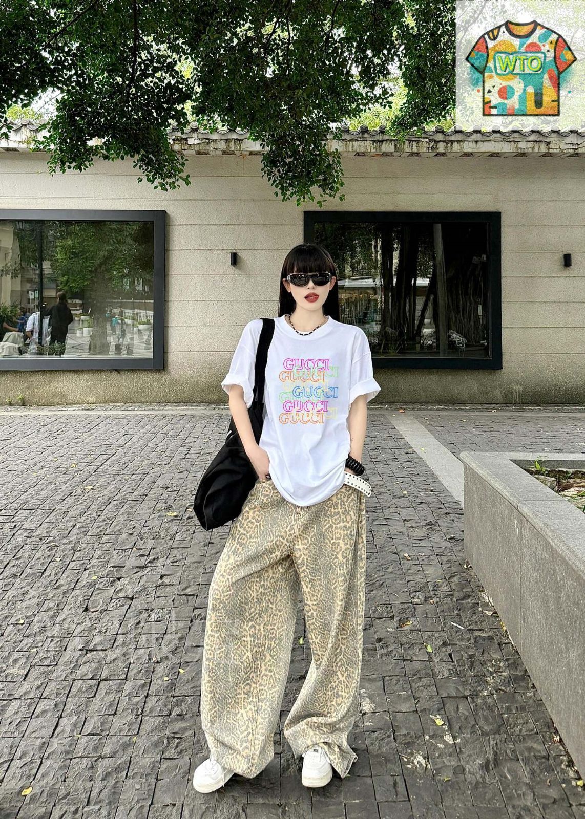 注目の新作♪【GUCCI】プリント 半袖スクエアフィットジャケット org.jpg