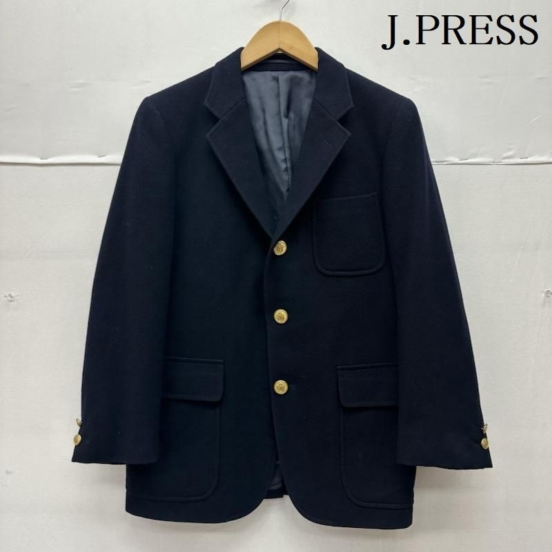 J.PRESS ジェイプレス ジャケット 上着 ジャケット ブレザー 金ボタン 3B ウール テーラード ジャケット BMJ-BR