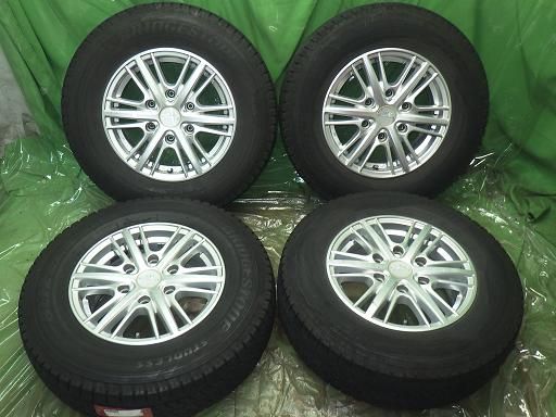 【中古】スタッドレス Granverd 15インチ ブリヂストン ブリザックVL1