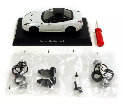 中古】ミニカー 1/64 Ferrari California T(ホワイト×ブラック