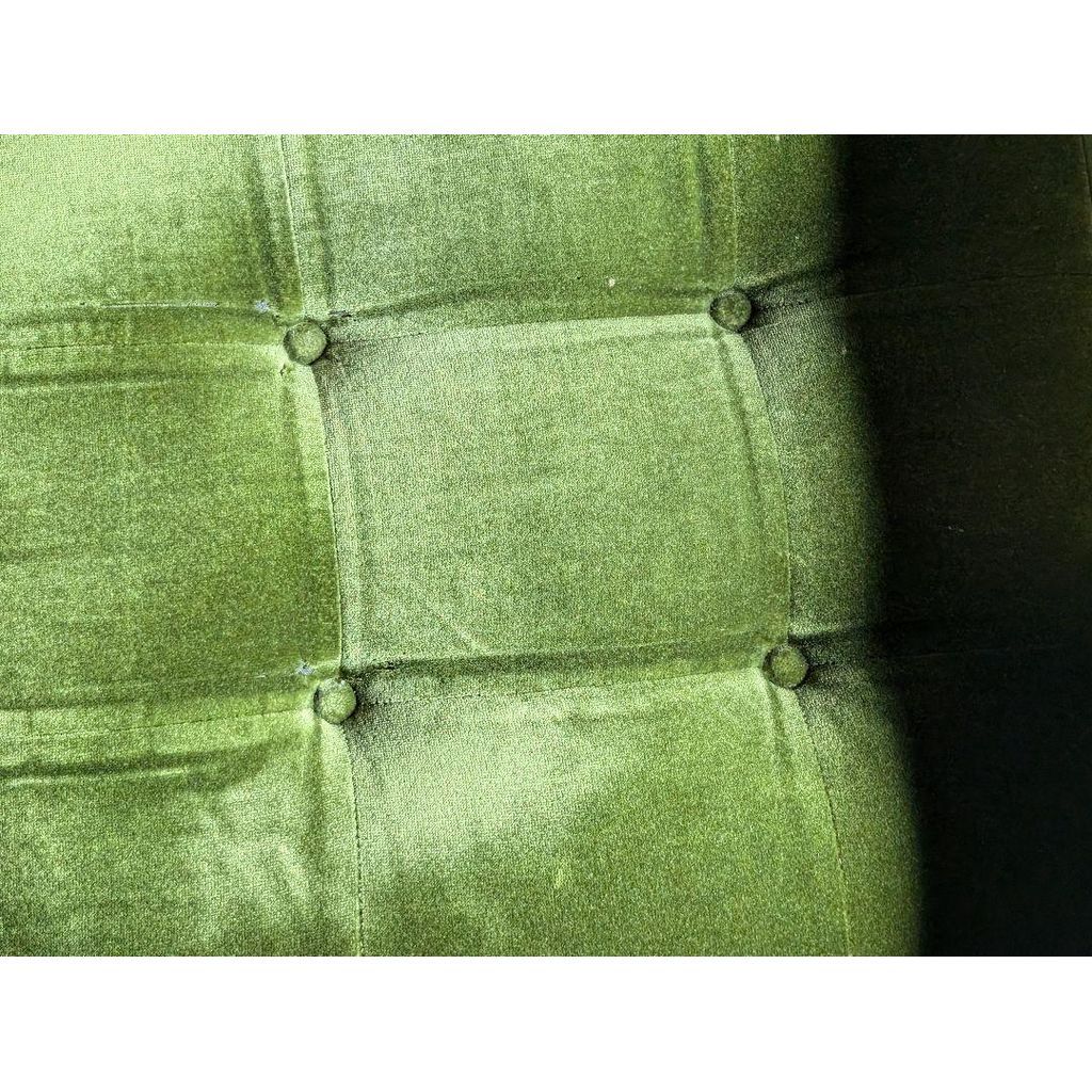 カリモク風 karimoku モケットグリーン 二人用ソファ ベロア IZ