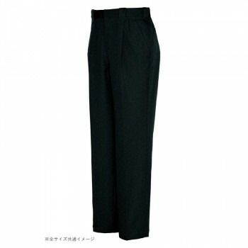 アイトス ワークパンツ 2タック ブラック 70 6552