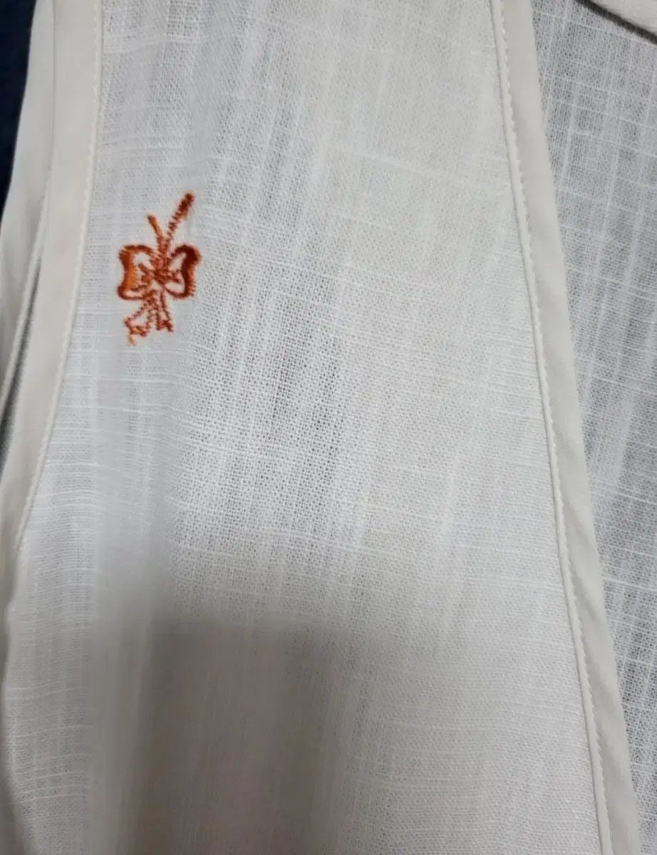 麻 100 % ロングベスト モガ MOGA リネンロングベスト 麻100% ポケット  