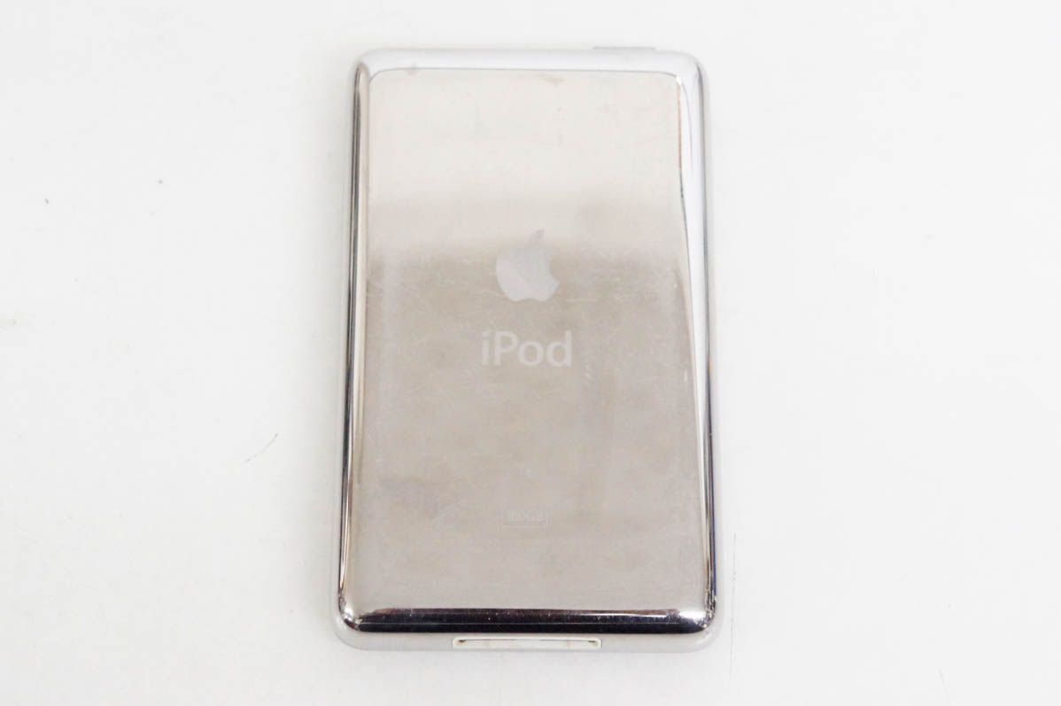 iPod 160GB MC293J シルバー 同期用ケーブル、説明書付 中古】Appleアップル iPod classic 160GB シルバー MC293J