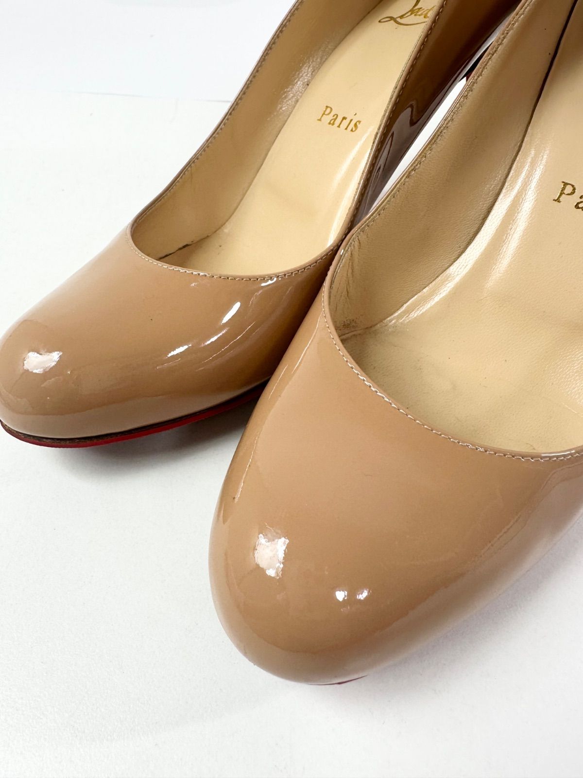 ルブタン* エナメルパンプス　パテント36.5 クリスチャンルブタン Christian louboutin パンプス エナメル