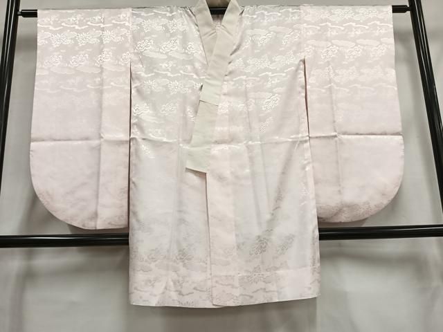 平和屋着物□半襦袢 二尺袖用襦袢 無双仕立て 霞花文