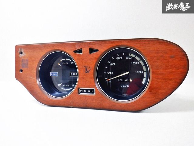 保証付 ホンダ純正 SA ライフ 4ドア ファストバックセダン 1971年 スピードメーター 走行距離 43340km 即納 棚B11G