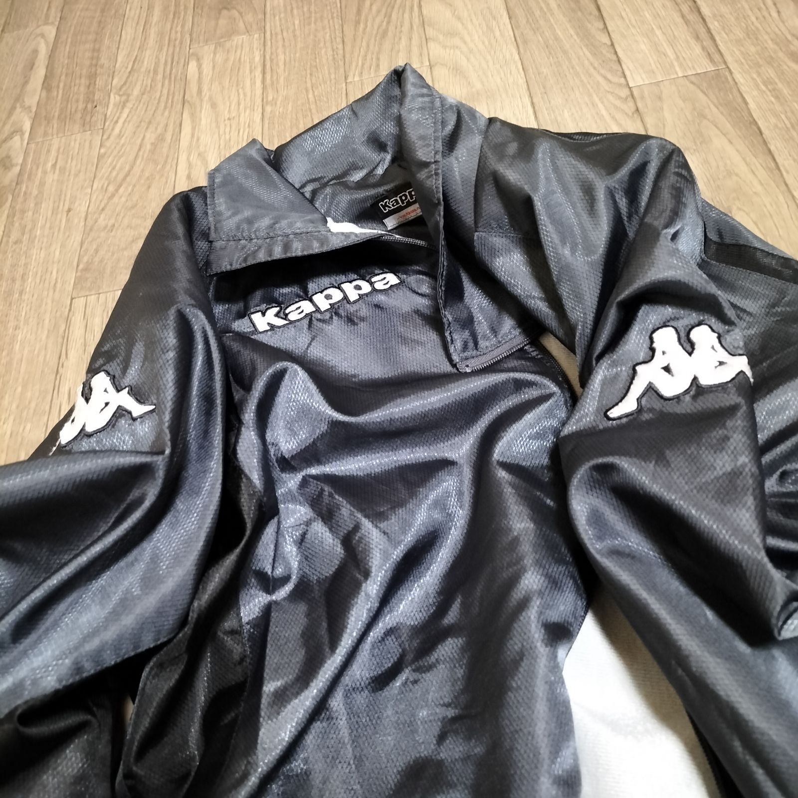KAPPA ジャージジャケット 裏地 フリース ☆KAPPA ナイロントラックジャケット ジャージトップス 裏地