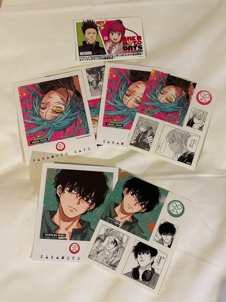 SAKAMOTO DAYS描き下ろしステッカーセット【JF25】(6)神々廻