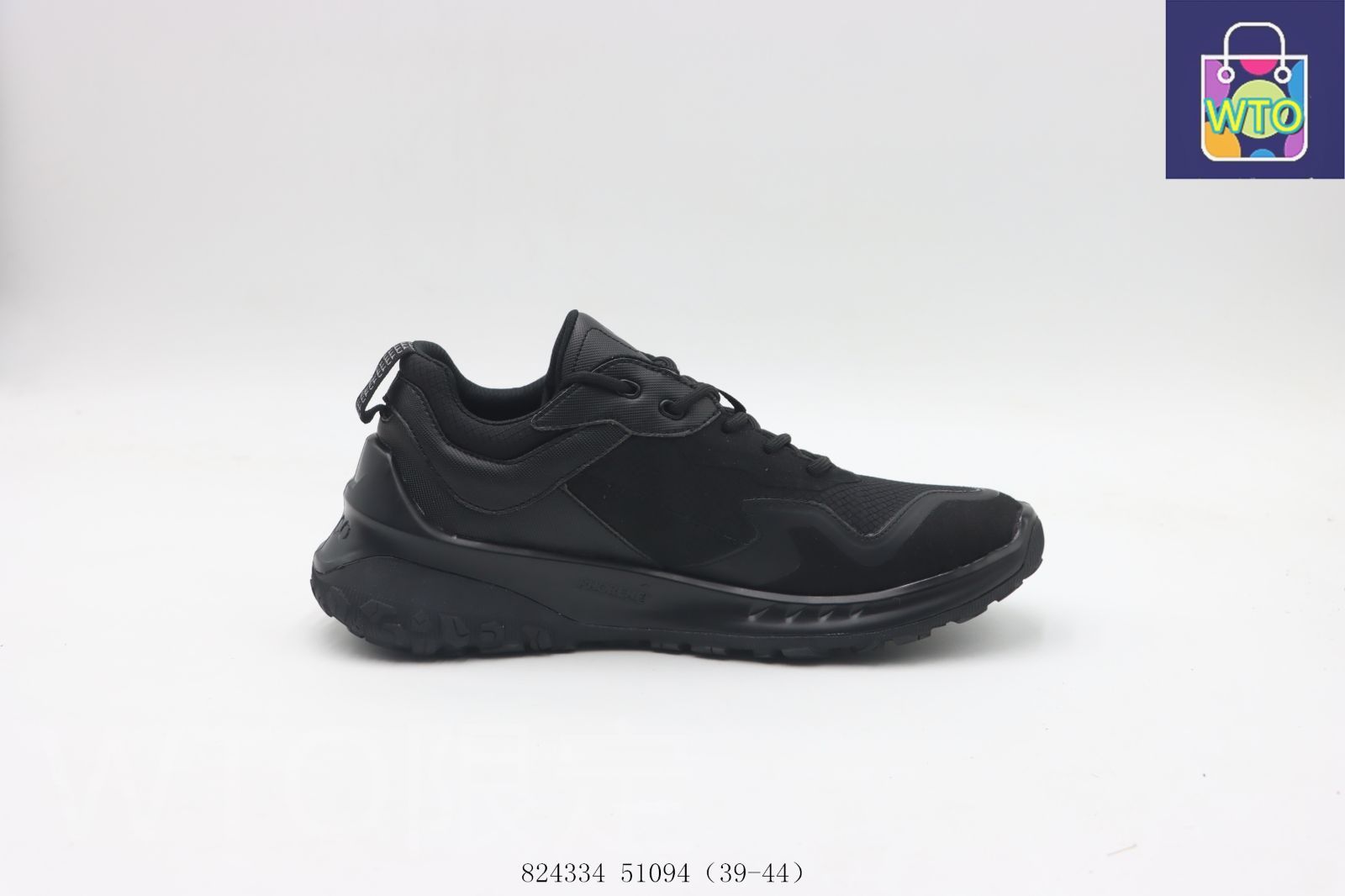 今日 エッコ ECCO カジュアルシューズ 黒 824334 51094-WTO輸入0