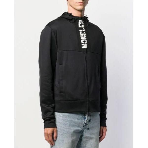 VIP価格★Moncler★Enet ジップアップパーカー 新品 モンクレール メンズ パーカー ジップアップ ブラック S