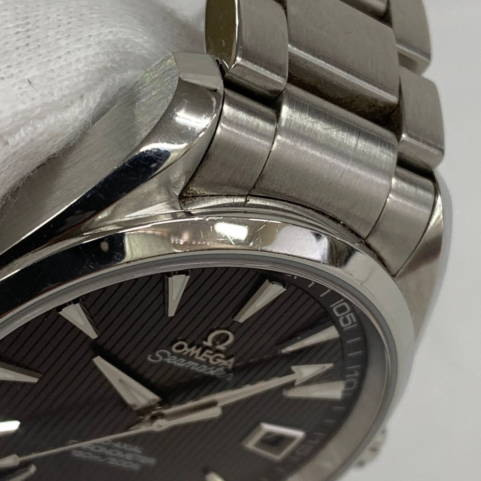 【ジャンク品】OMEGA オメガ SEAMASTER AQUATERRA シーマスター アクアテラ 自動巻き 腕時計 150m防水 231.10.39.21.06.001