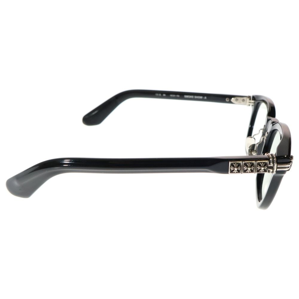  CHROME HEARTS クロムハーツ SMOKE SHOW-A スモークショー CHプラス テンプル ウェリントン アイウェア メガネ 眼鏡 ブラック その他 メンズ