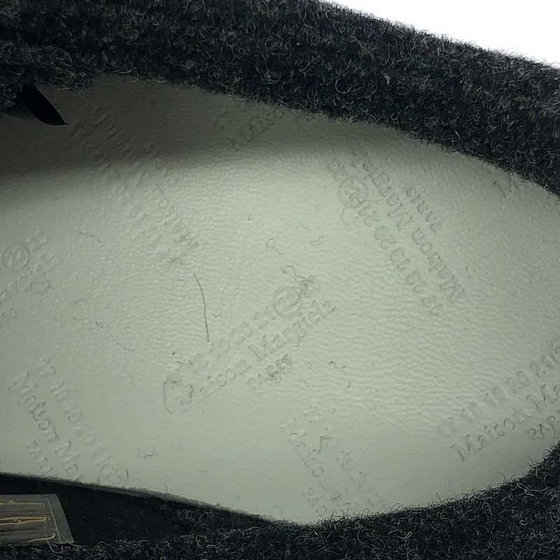 【美品】  Maison Margiela / メゾンマルジェラ | EVOLUTION LOW TOP SNEAKER / ウール ローカットスニーカー | 43 | ダークグレー | メンズ
