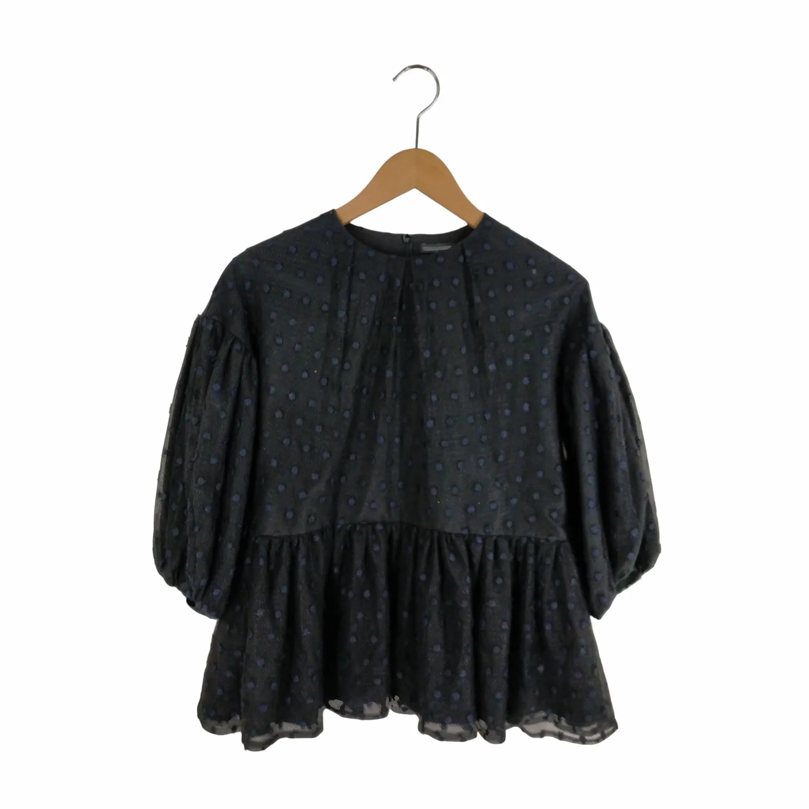 ツルバイマリコオイカワ pas de chat ドットオーガンジー