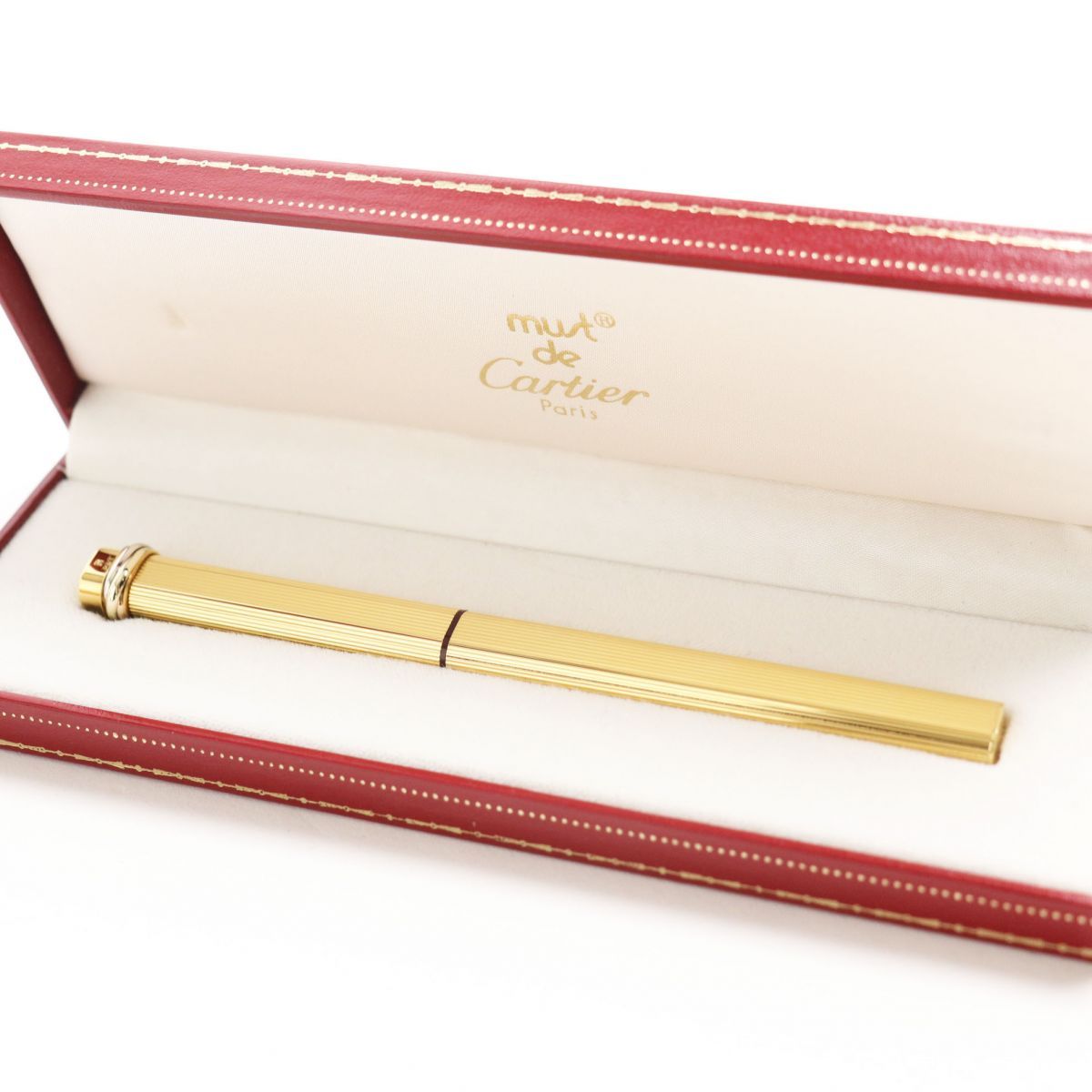 極美品□仏製 Cartier カルティエ ヴィンテージ トリニティ F軸