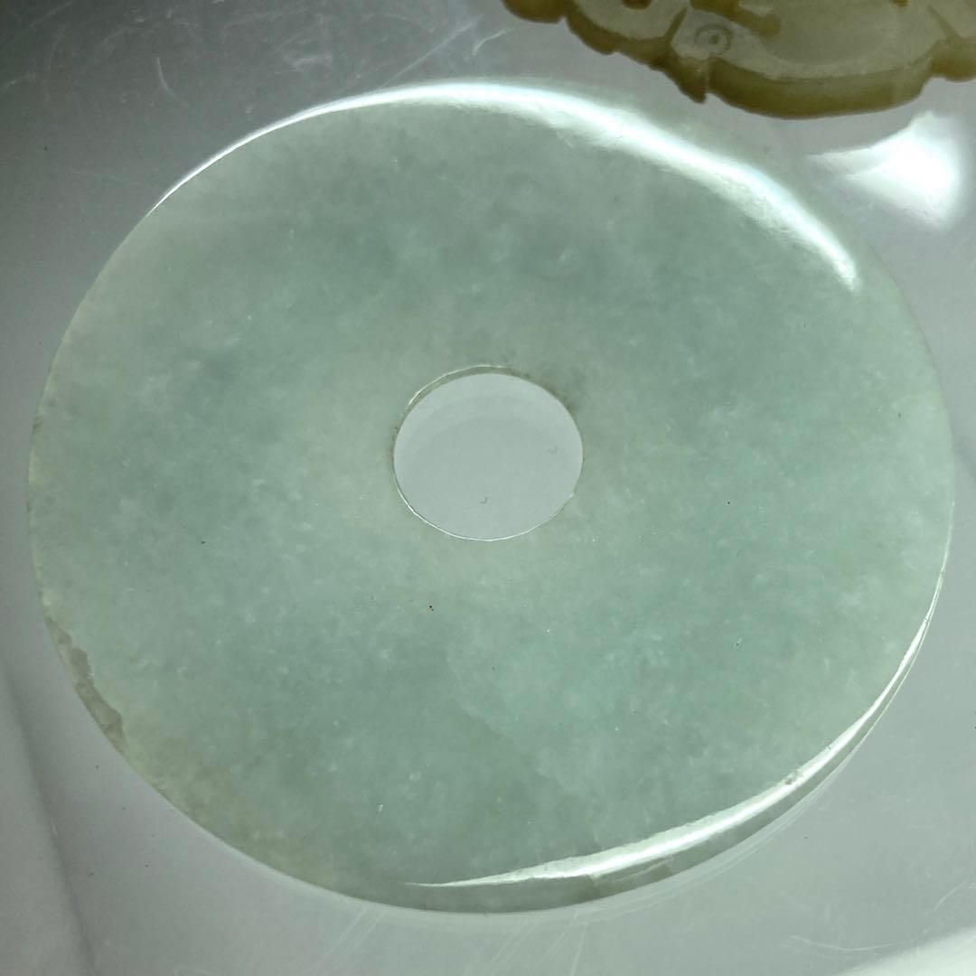 白砡、本翡翠 環2点 29g 東Y6-1230☆2Fタエチ 【公式通販】 白砡、本翡翠 環2点 29g 東Y6-1230☆2Fタエチ 【公式通販】
