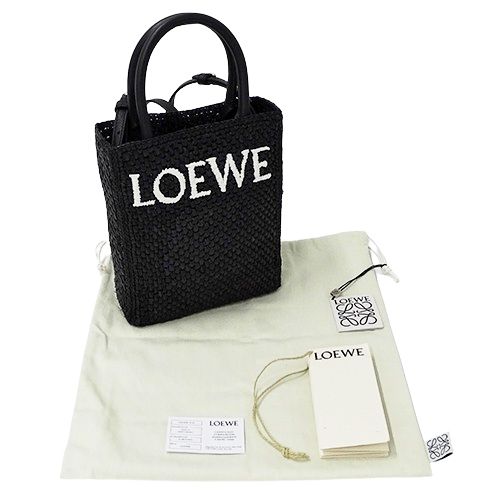 ロエベ LOEWE A5トートバッグ ショルダーバッグ ブラック 楽天市場】ロエベ LOEWE バッグ レディース 2WAYトート