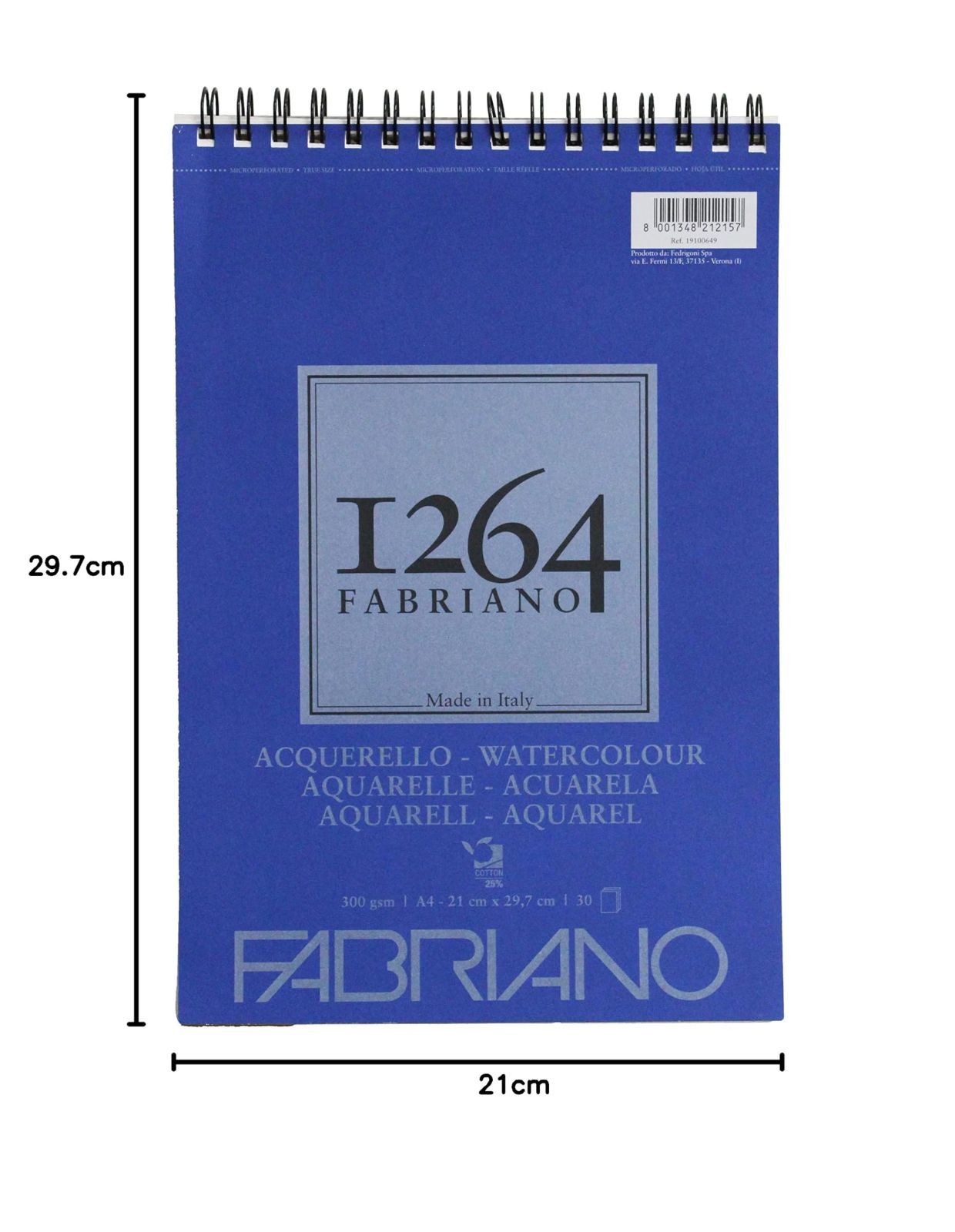 数量限定】30枚綴じ 上綴じ F1264ーWTA4 A4 ウォーターカラー A4 Fー
