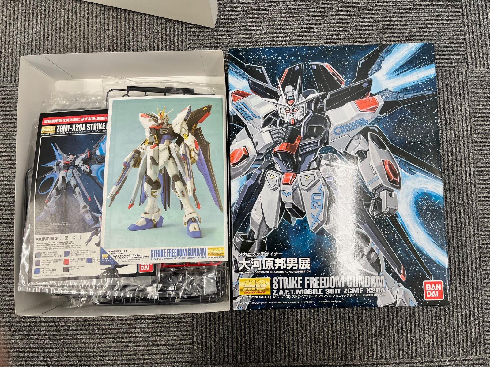 MG 1/100 ストライクフリーダムガンダム メカニックデザイナー