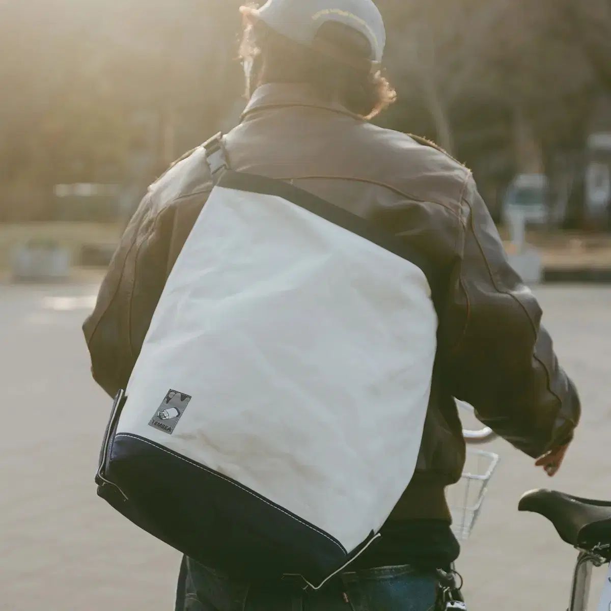 レショップ L'ECHOPPE別注 テンベア ロールトップトート キャンバス TEMBEA : ROLL TOP TOTE / ORANGE + KELLY | aulico