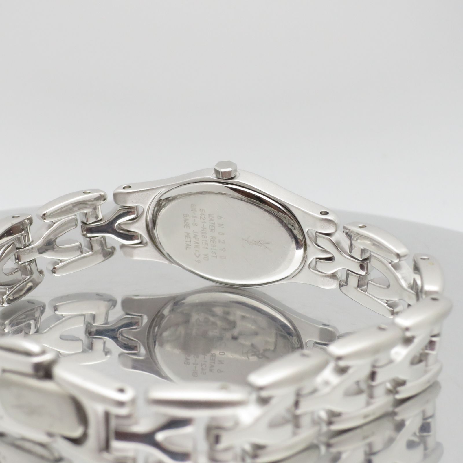 レア✨稼働 イヴサンローラン 5421-H08151 オーバル調 ブレスウォッチ