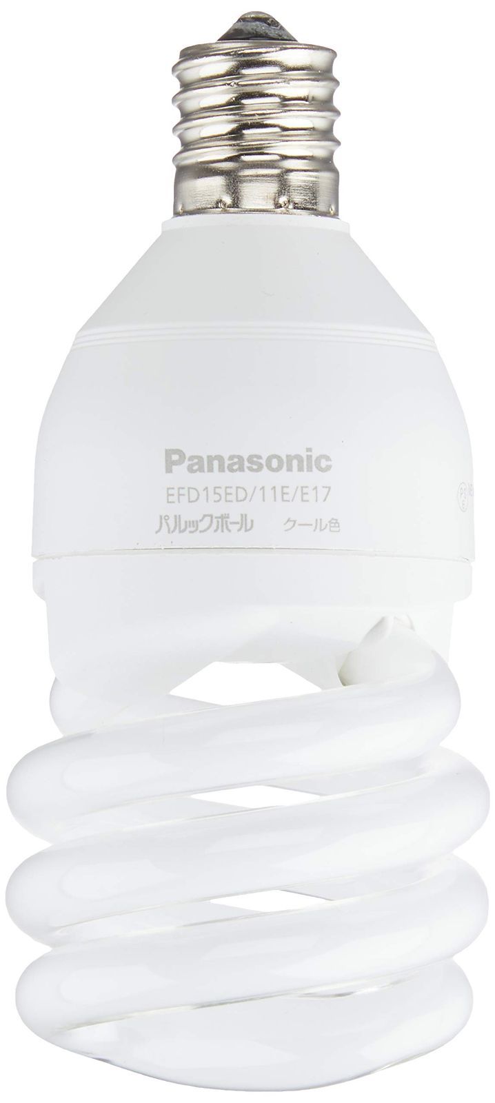 【数量限定】電球60W形相当 口金直径17mm パルックボール クール色相当 電球形蛍光灯 2個入り パナソニック EFD15ED11EE172T