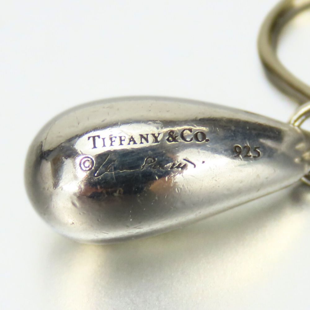 【美品】TIFFANY&CO. ティアドロップ フックピアス シルバー925 美品】ティファニー ティアドロップ ピアス フック エルサペレッティ