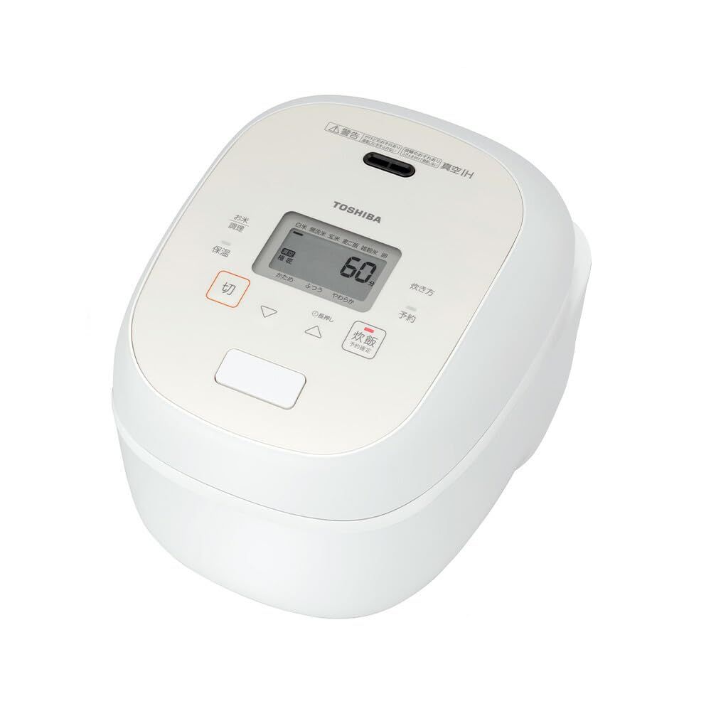 東芝 真空IHジャー炊飯器（5.5合炊き）ホワイトTOSHIBA 炎 匠炊き RC-10VRR-W