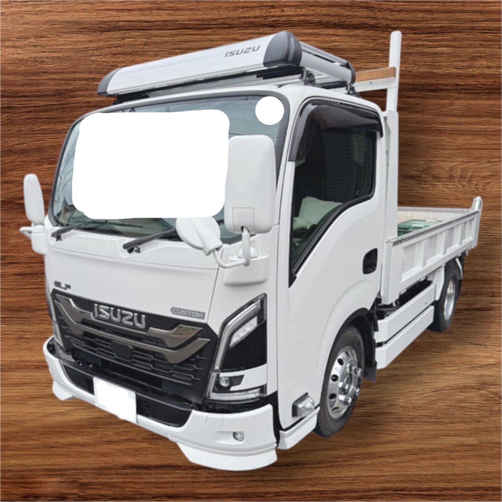 新発売!! いすゞ23エルフ ワイド車専用 純正バンパー50㎜前出し