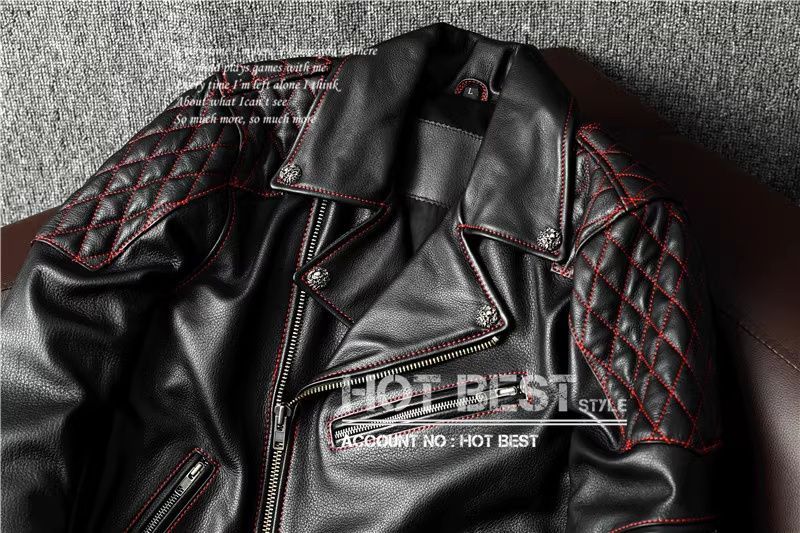 新品 最高峰 カウハイド 牛革 スタンダードスタイル パテッド ダブル