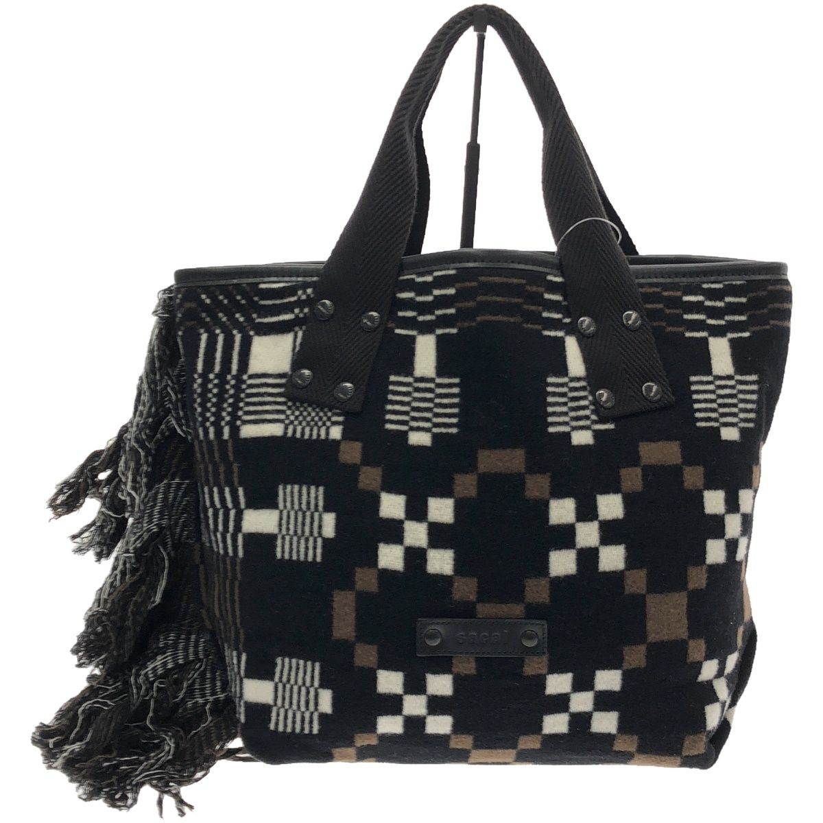 sacai サカイ 22AW Geometric Jacquard Tote ジオメトリックジャガード 