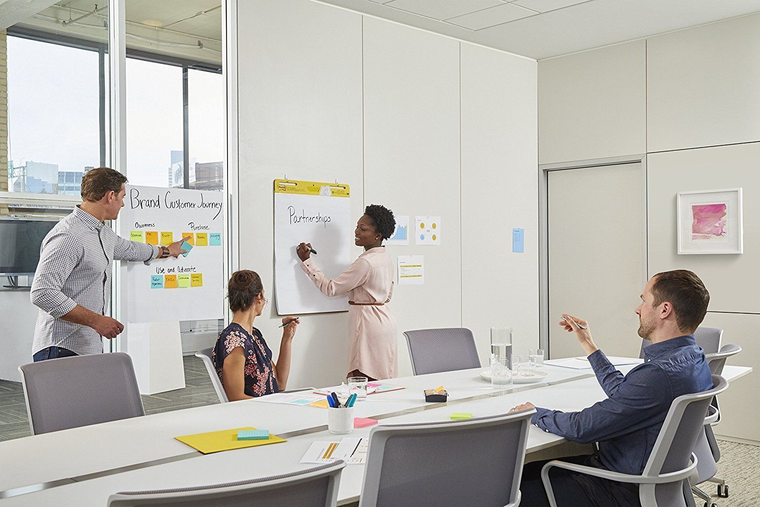 付箋 壁掛 白無地 イーゼルパッド 762×635mm 30枚×2冊 ポストイット EASEL 559